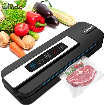 Wancle Food Sealer Machine Automatic Plastic Bags Sealer 60Kpa With External Vacuum System Dry Mosit Preservation Modes,220V 1