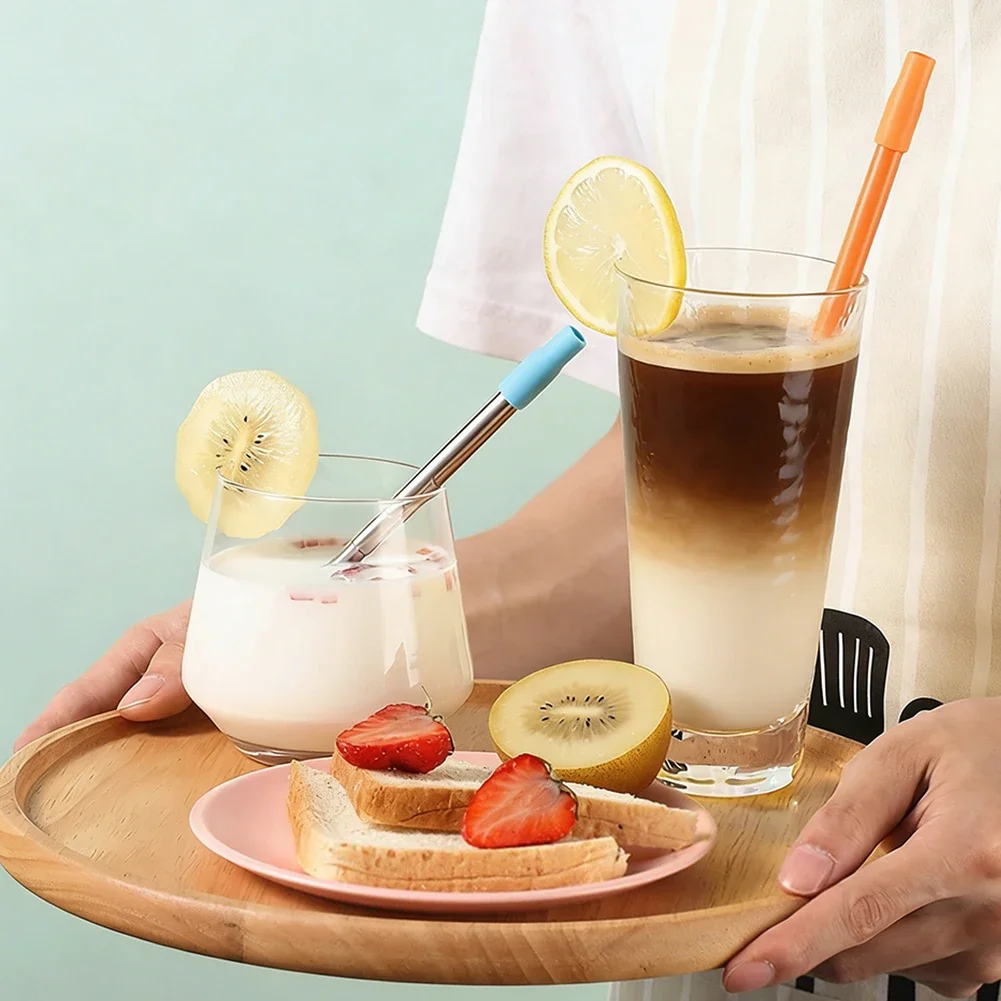 Premium Durable Stainless Steel Reusable Drinking Straws