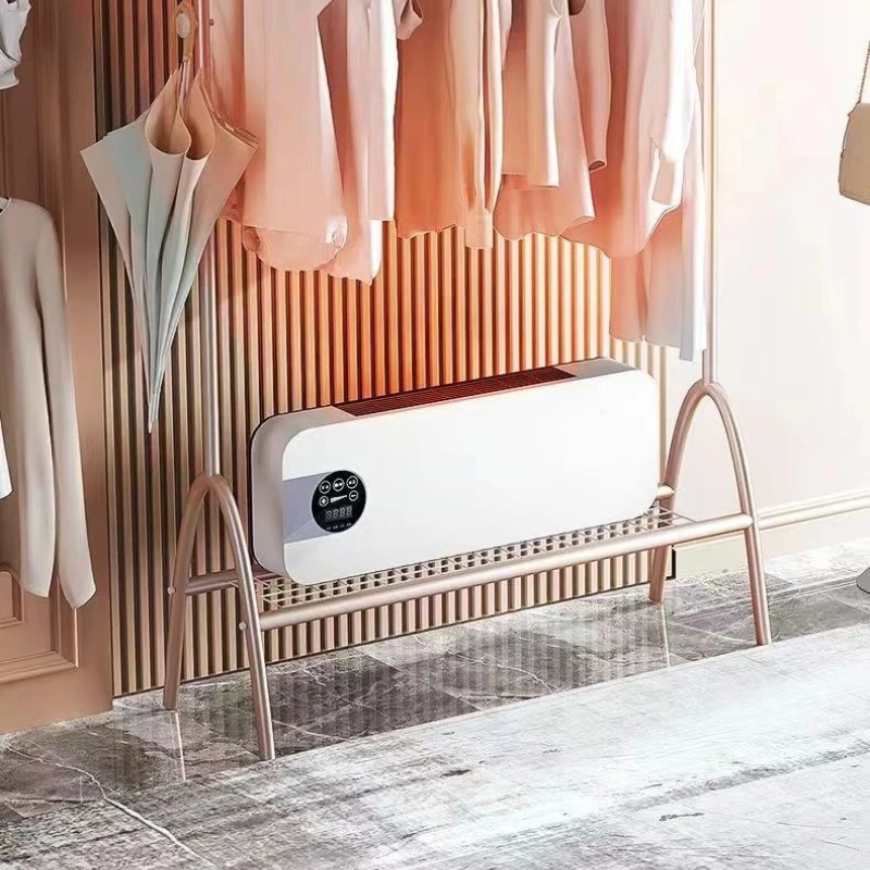 Ventilateur de chauffage et de refroidissement 2 en 1, mural, économique en énergie, tout-en-un, petit refroidisseur d'air silencieux pour chambre à coucher 4