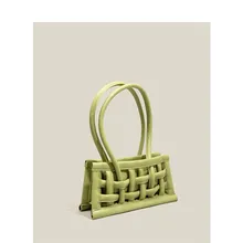 

Elmsk Women's bag French minority Retro Weave 2022 Spring Messenger Bag Tote Bag exclusive design bag large capacity Bag Women