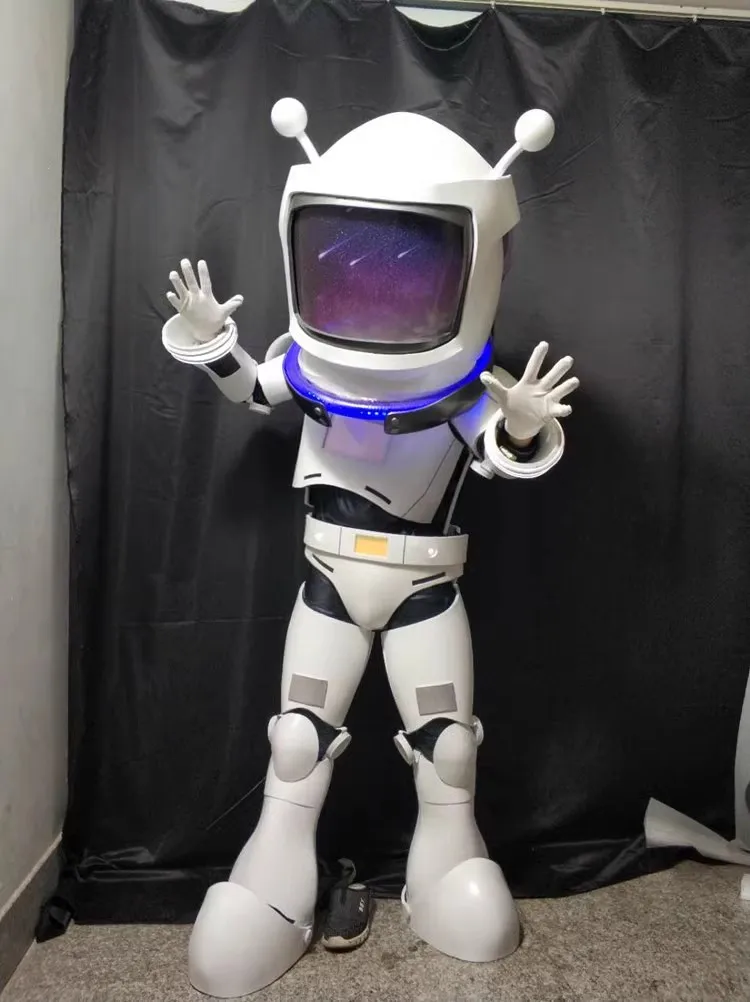Halloween Party Armor Robot Performance Aerospace Suit Luminous 