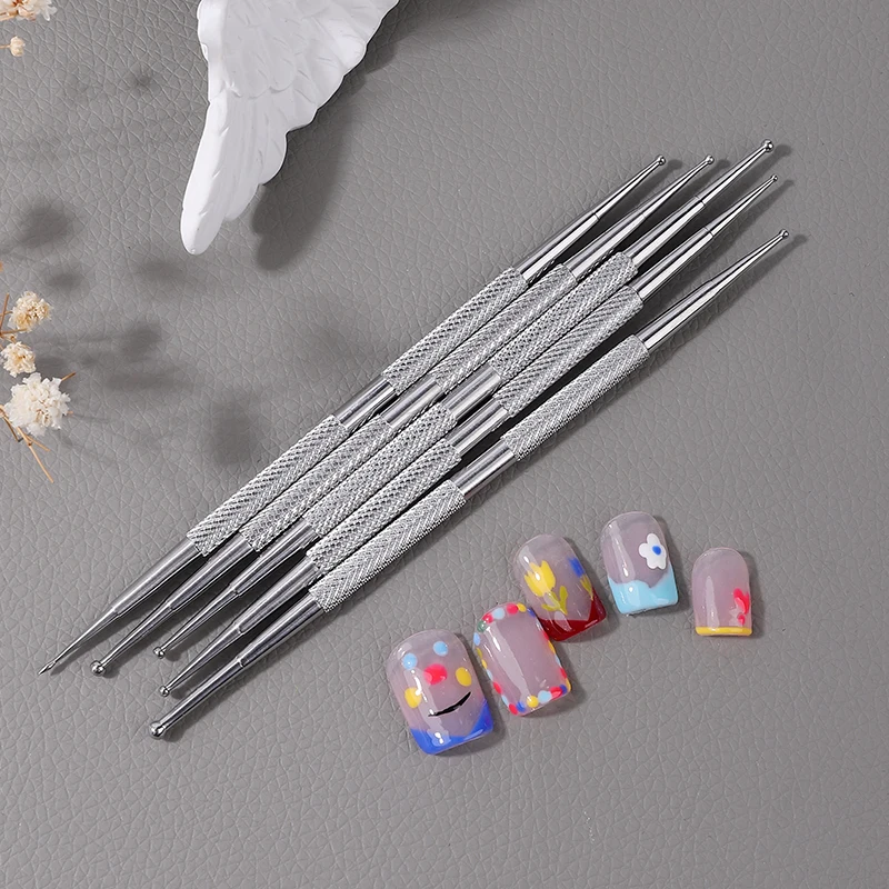 Nail Dotting Tool for Mandala Painting Rhinestone Picker Nail Art Pen Dots Tools Rhinestones Applicator Pointer for Decoration nail art tools nail art pen nail art picking tools rhinestone picker pen rhinestone picking tool