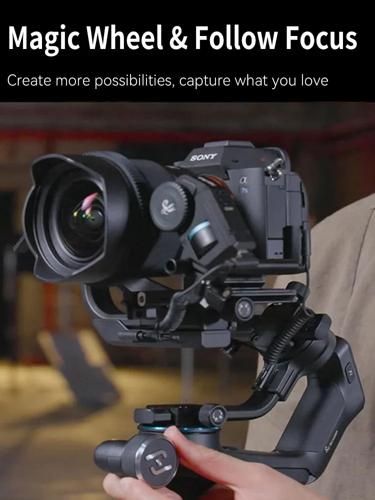 FeiyuTech SCORP-C F2C 카메라 안정기 3 축 짐벌 안정기 모바일 안정기 핸드폰 스마트 폰 DSLR Weebill S AK2000C