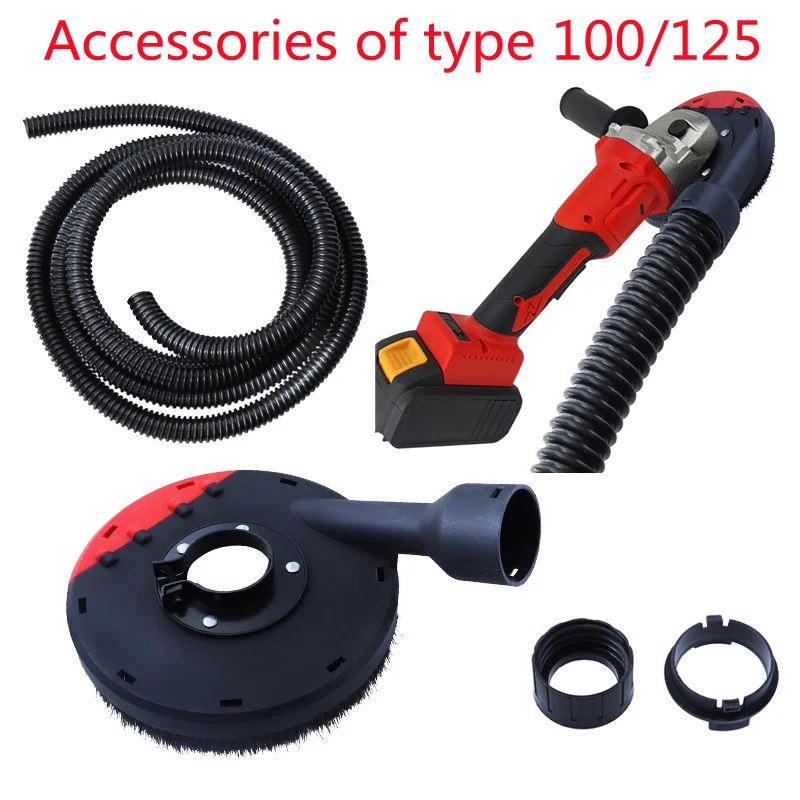 Angle Grinder Dust Cover Surface Cutting Shroud Built-in Tight Bristles Dust Collector Attachment Cover Grinding Accessories electric drill to angle grinder connecting rod adapter accessories 10mm cordless drills mount disc attachment