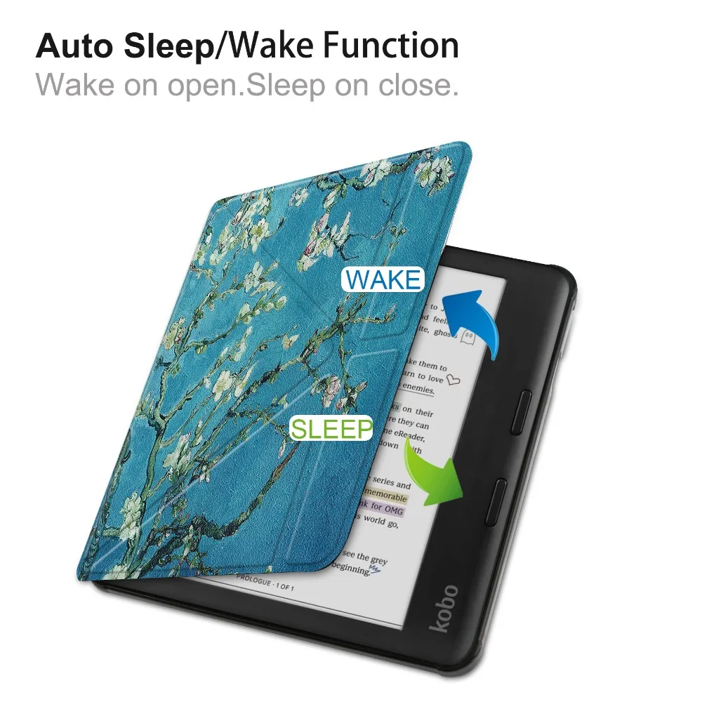 Magnetic Smart Cover with Soft TPU Back