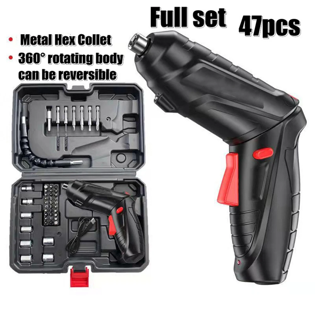 Electric Screwdriver Battery Rechargeable Cordless Screwdriver Powerful Impact Wireless Screwdriver Drill Electric Screw Driver