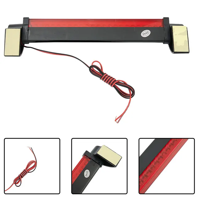 Mount Brake Light Red Stop For car Offroad Lamp Lens Reflector Signal Smoke Tail Truck Vehicle Car 24LED Useful 5