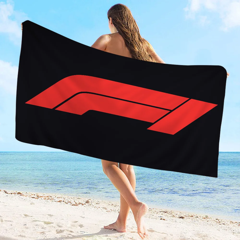 Racing Car F1 Pattern Towel Microfiber Beach Towel Absorbent Quick dry Soft Yoga Swimming Resort Mountain Climbing