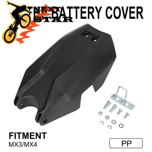 

Battery Cover Mud Flap Rear Plastic Fender For talaria sting MX3/MX4 Black Motorcycle Accessories