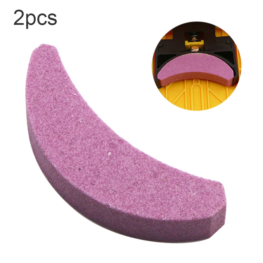 2pcs Chainsaw Grinding Chain Stone Teeth Sharpener Saw Teeth Sharpener Professional Woodworking Sharpening Tools Electric Saw