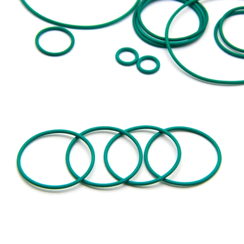 Description Picture 4 of item10pcs FKM O Ring Green CS 1/2/3.1/4mm OD 5-70mm Insulated Oil High Temperature Resistance Fluorine Rubber FKM O-Ring Seal Gasket