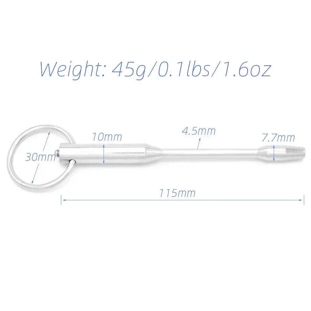 Metal Horse Eye Stick Urethra Bead Electric Shock Urethral Plug Urine Blockage Penis Stimulation Sex Toys For Male