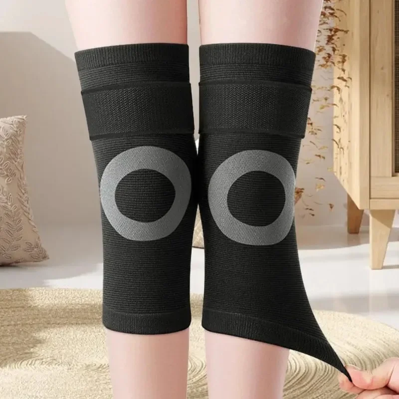 Thicken Knee Pads Sleeve Elastic Knees Sleeves Support Comfortable Cold Weather Knee Support Cushion For Ski Cycling Dance