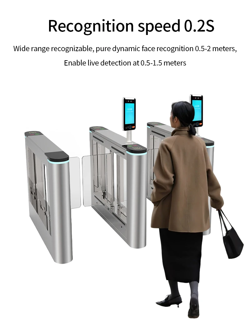 Dynamic facial recognition attendance access control machine face for security p