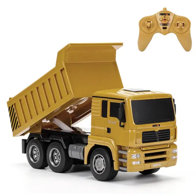 1:18 Big Rc Truck Excavator Bulldozer Cars Trucks Tractor Model Engineering Car 6Ch 2.4G Radio Controlled Car Toys for Boys Kids 2