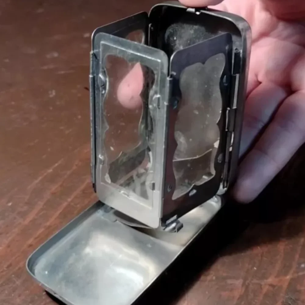 Folding Pocket Candle Lantern, Collapsible Pocket Candle Lamp