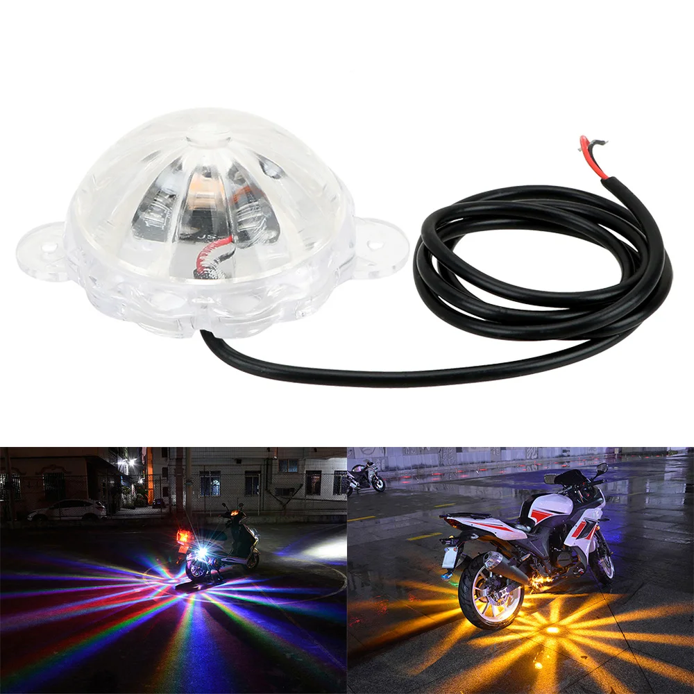 Motorcycle LED Lights LED Atmosphere Light 12V 24V Truck Light Motorbike Flash Strobe Light RGB Atmosphere Lamp LED Flash Strobe Motorcycle Lighting LED Atmosphere Lamp