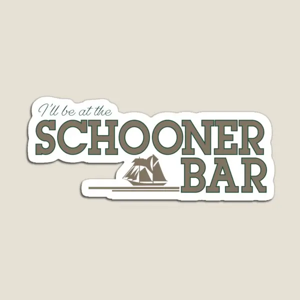 

Магнитный Декор Schooner Bar, забавные красочные наклейки для детей, Детский держатель холодильника, магнитная игрушка