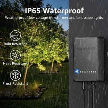 All-In-One LED Landscape Lighting Kit, 8-Pack Low Voltage Lights, 3000K Waterproof Outdoor Uplights 5