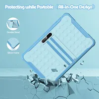 Pritom 10 Inch Kids Tablet Android 13 Go WIFI Quad Core Processor 2GB RAM 64GB ROM YouTube with Case 2