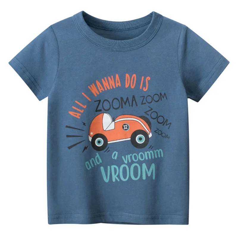 Children t shirt Cotton Children T-shirt for Boy Tops 4 6 8 10 12Yrs Kids Summer Clothes