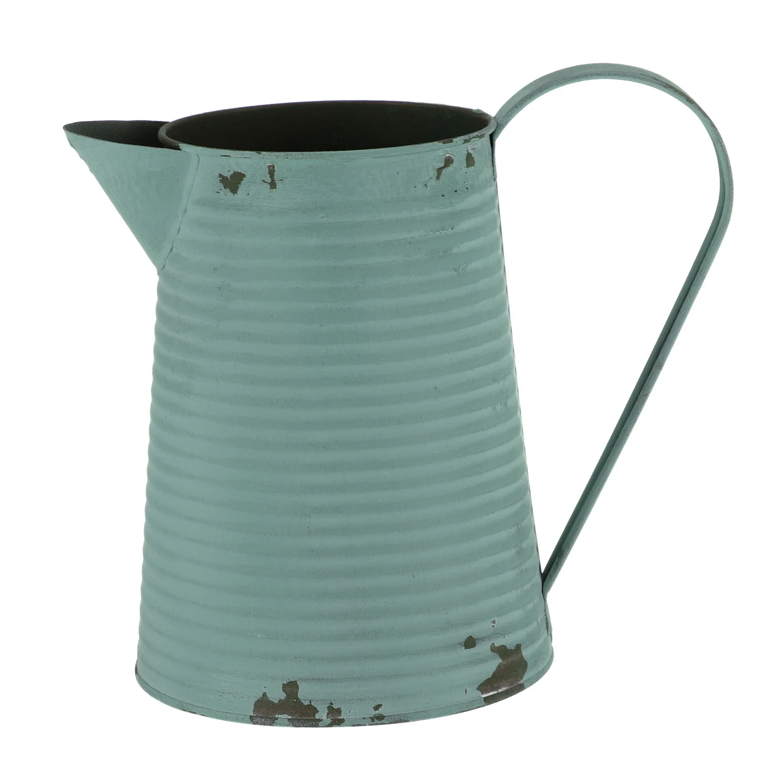 

Tin Flower Bucket Pitcher Vintage Decor Iron Planter Pot Kettle Flowerpot Container Home Decoration