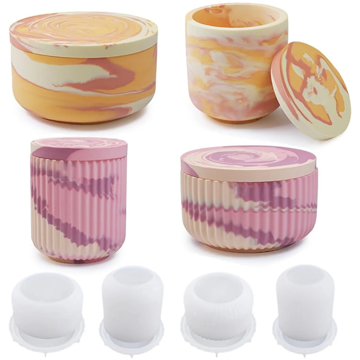 Molde De Cristal Para Portavelas De Resina Epoxi, Molde De Silicona Para árbol De Navidad, Molde De Yeso Y Cemento Para Decoración Del Hogar Comprar A Buen Precio - Entrega Gratuita, Reseñas