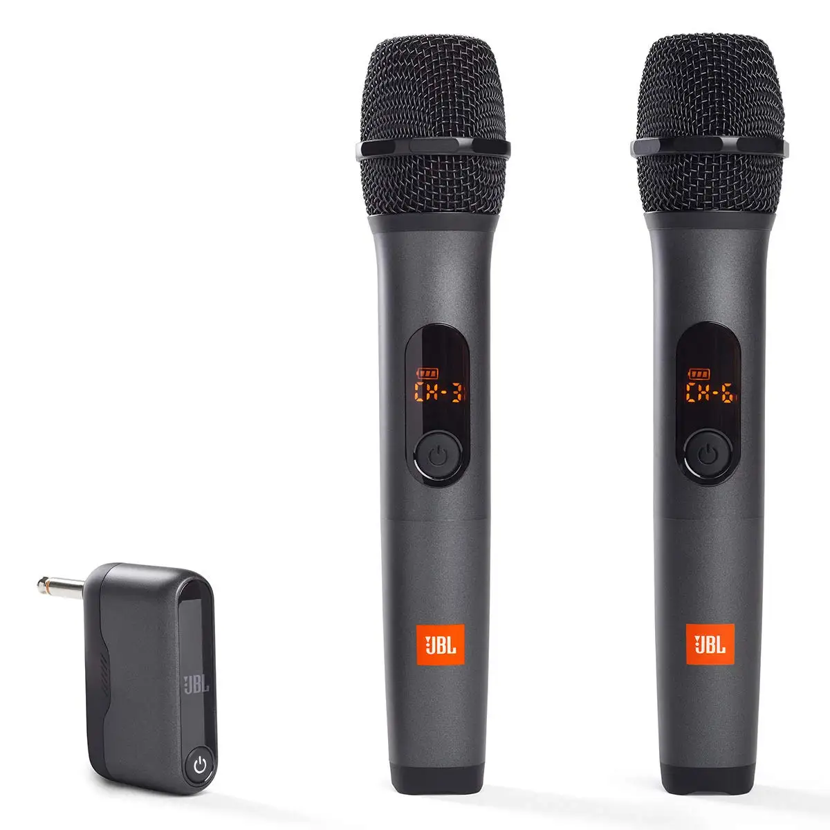 

Rechargeable Wireless Microphone for Singing,JB Karaoke,Dual Cordless Handheld Dynamic Wireless