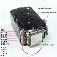 CamHipro 4G Беспроводная 8-мегапиксельная 360-кратная зум-гуманоидная IP-камера SONY IMX 415 DV-рекордер Поддержка SD-микрофона Динамик 4G SIM — изображение 2