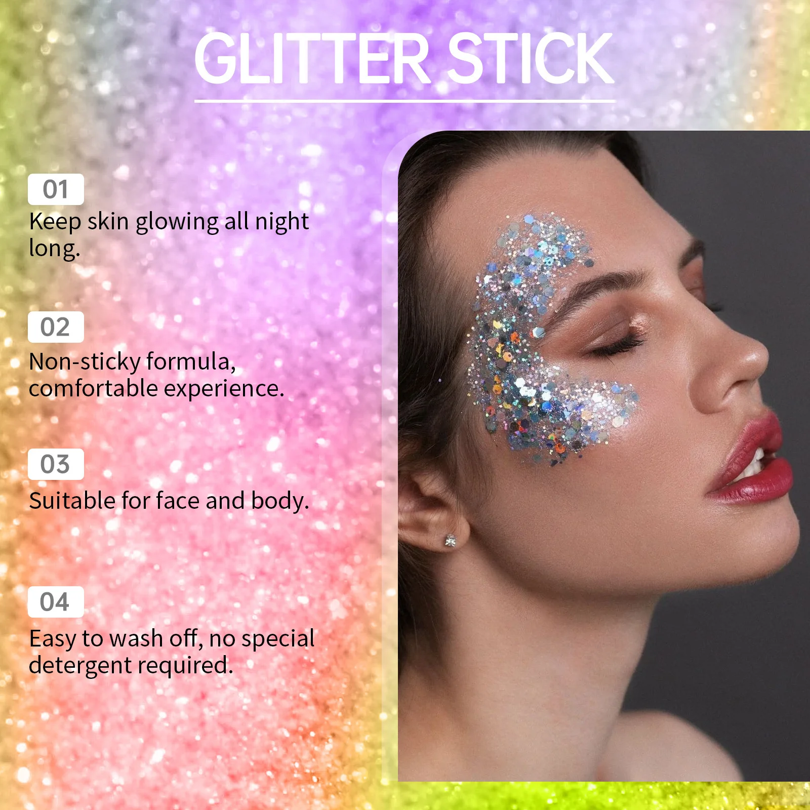 High Glitter Gloss Gel Body Mermaid Sequin Long Lasting Shine Shimmering Powder Brightening Face Stage Highlighter Makeup Gel 5