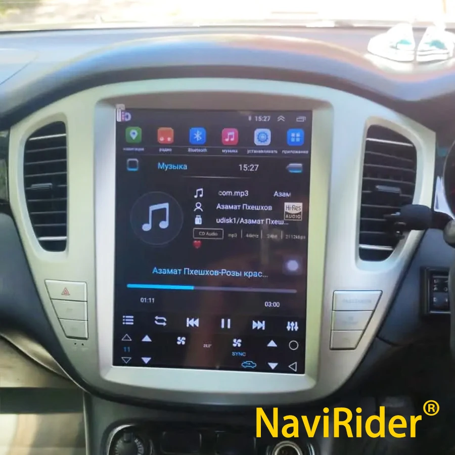

For Toyota Highlander 2005 Toyota KLUGER 2003 carplay 12.1inch Qled Screen Android 13 Car GPS Auto radio Multimedia Video Player