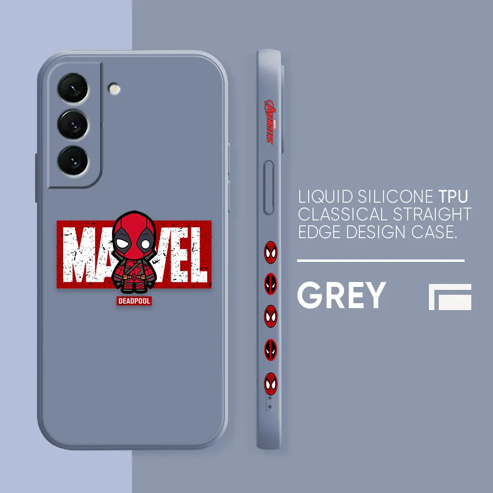 thumbnail image 1 of Funda con estampado de Marvel Spider-Man Deadpool para Samsung S23 S22 S21 S20 FE S11 S11E S10 S10E S9 S30 Ultra Plus 4G 5G, 1 of 5