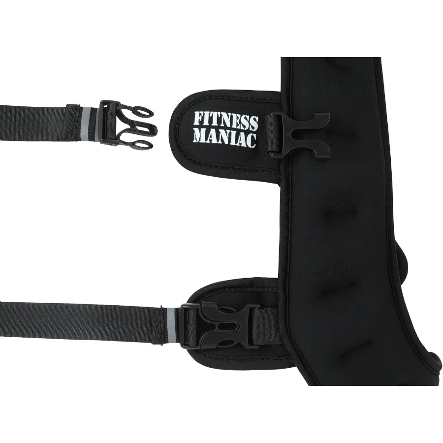 Weighted Vest, 15lb Workout Weight Vest with Reflective Stripe for Strength Training, Running, Weightlifting, Fitness, Muscle Bu