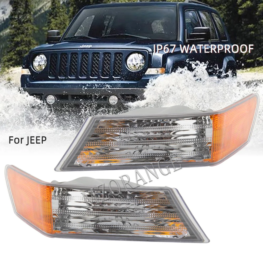 

Corner Light headlight for Jeep Patriot 2007 2008 2009-2013 2014 Car Front Parking Turn Signal Light Indicator Light Lamp
