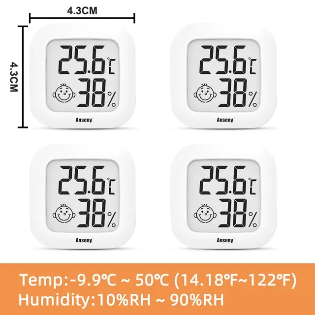 4pcs White