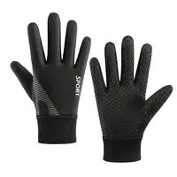 Winter Gloves Kids Winter Warm Water-resistant Touchscreen Sports Gloves with Thick Plush Lining for Cold Weather Cycling Gloves 1