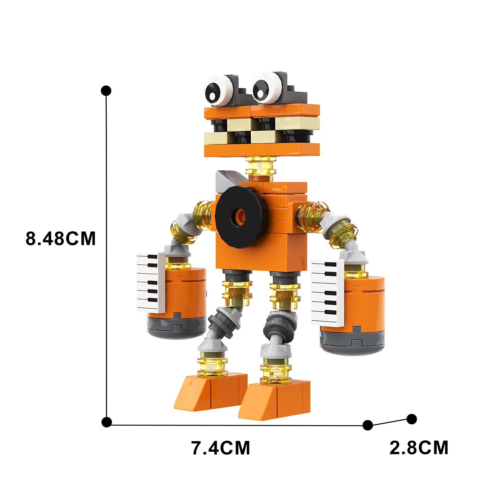 MOC My Singing Monsters Orange Wubbox Robot Building Blocks Set Song  Figures Mecha Idea DIY Toy Children Birthday Christmas Gift - AliExpress