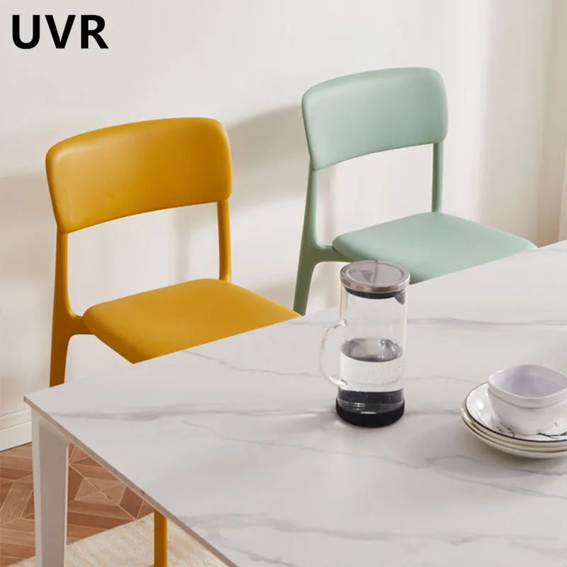 

UVR Dining Chairs New Modern Minimalist Kitchen Chairs Home Leisure Thickened Dining Table Stool Durable Restaurant Chairs