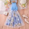 Dresses for School Kids Children's Girl's 2024 Children's Clothing New Children's Clothes 7 Vintage Dress vestidos para niñas 1