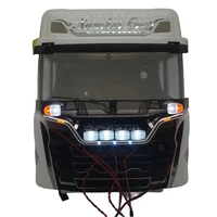 Aluminum Rod Lamp LED Light Spotlight for Tamiya 1/14 RC Truck Scania 770s 56371 56323 Actros Volvo Tractor Trailer LESU Tamiya 2