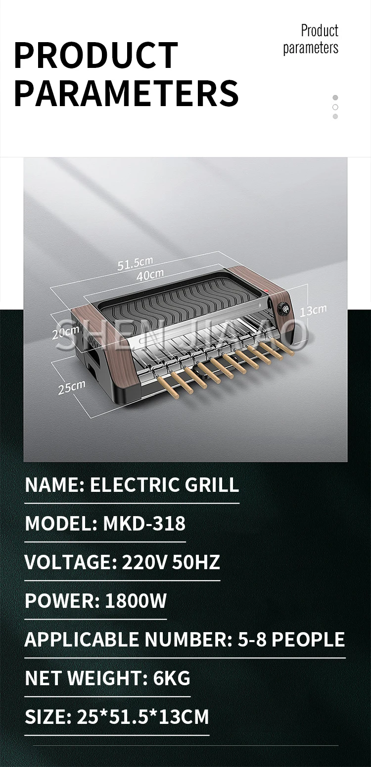 grelhas elétricas