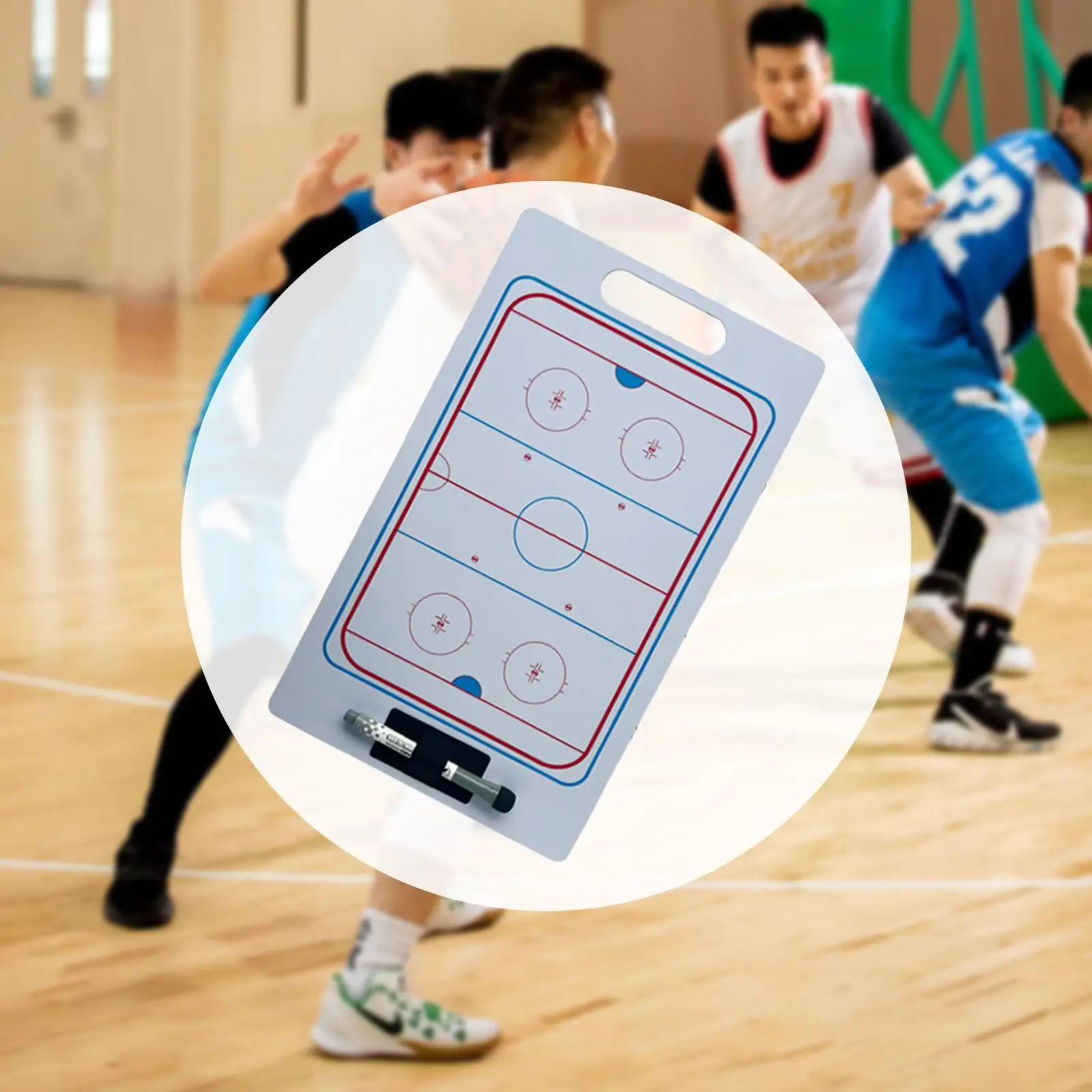 Ice Hockey Coaching Boards Tactic Board Referees Gear with Marker Pen Soccer Ice Hockey Coaching Boards Tactic Board Referees Gear with Marker Pen Soccer
