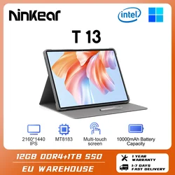 Ninkear  T13 Tablet 13‘’ 2K IPS Screen MT8183 2.0Ghz 8-core 10000mAh 8GB DDR4 256GB ROM Google Android 12 Tablet PC