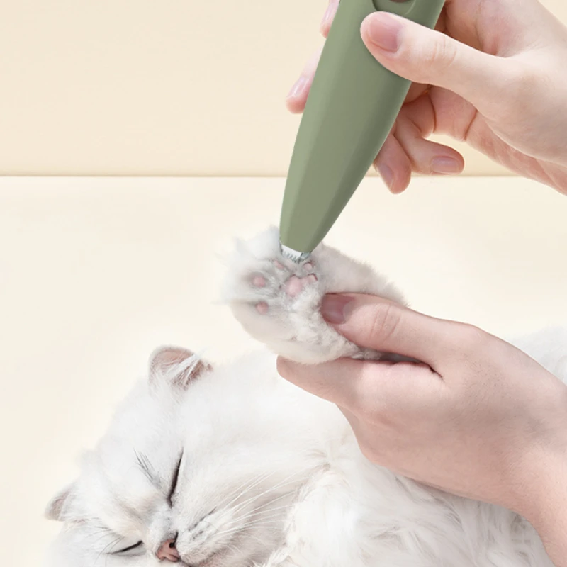 CatLadyShaverDogHairElectricClipperCatsPawTrimmingMute
