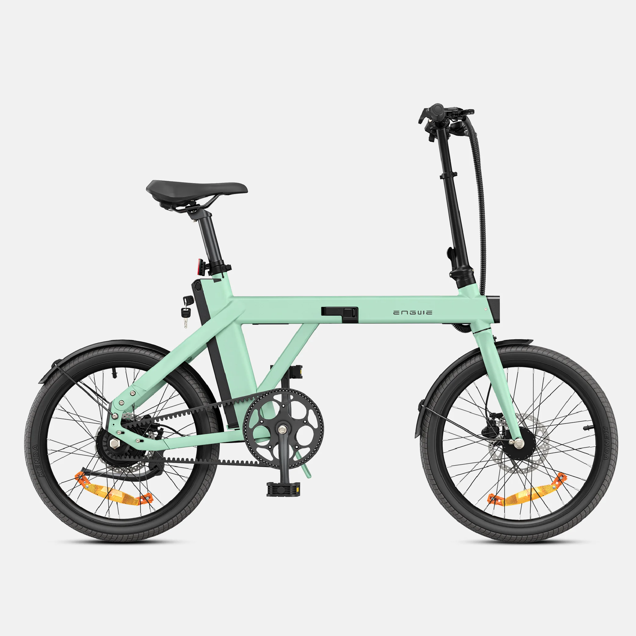 Bicicletta Elettrica ENGWE P20 Batteria al Litio 36V9.6AH Motore Brushless 250W Bici Elettrica Pieghevole in Lega di Alluminio per Adulti - immagine 2