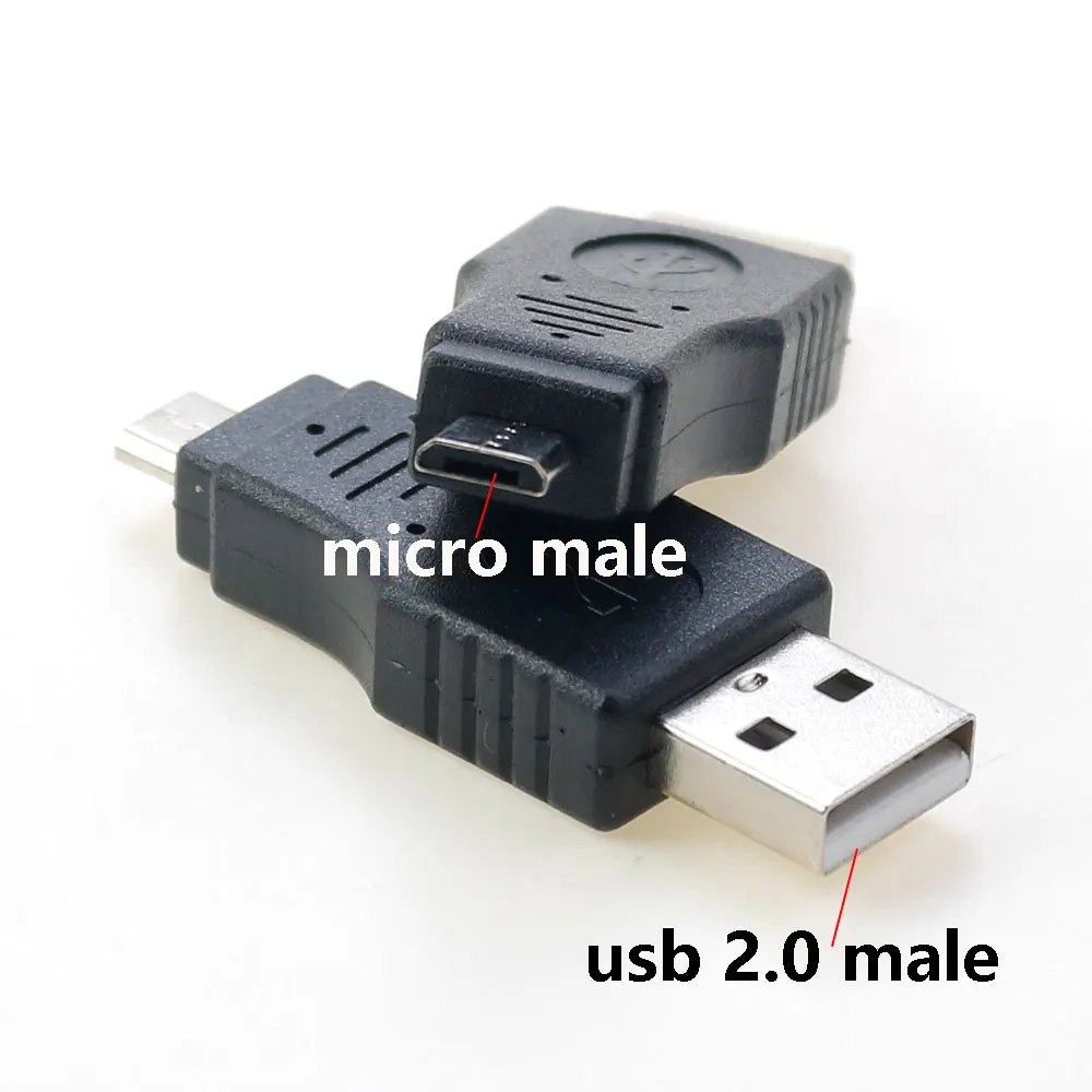 

Newest USB 2.0 male to Micro male USB Adapter Converter data and Charging Cable Adapter for Samsung For HTC