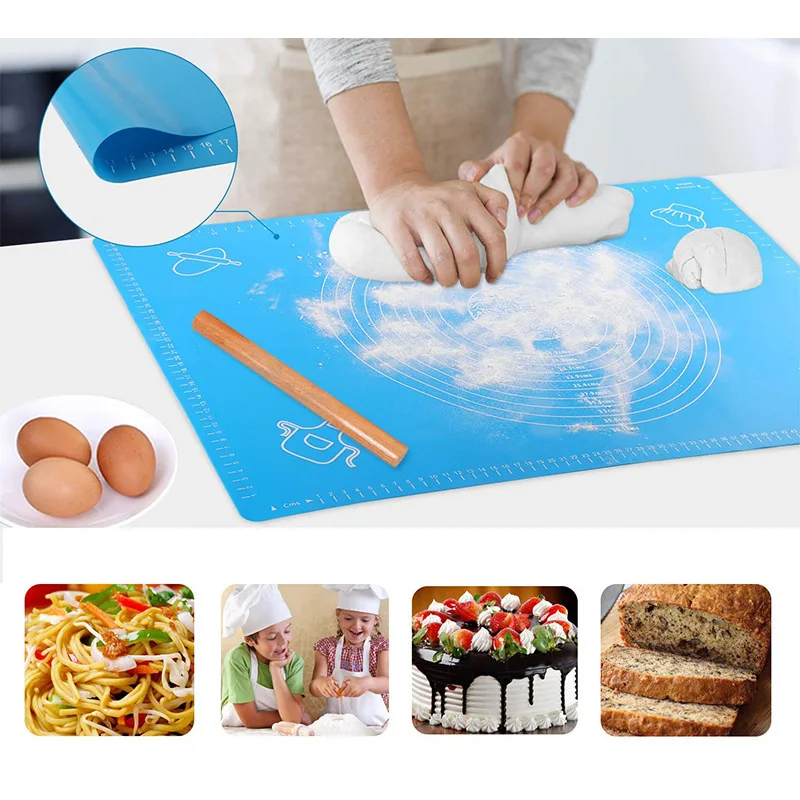

Silicone Pad Baking Mat Sheet Baking Mat for Rolling Dough Pizza Dough Non-Stick Maker Holder Kitchen Tools