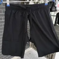 45-220kg Man Sexy Open Crotch Pants Hidden Zippers Casual Cropped Shorts Thin Crotchless Sweatpants Erotic Beach Clubwear 1
