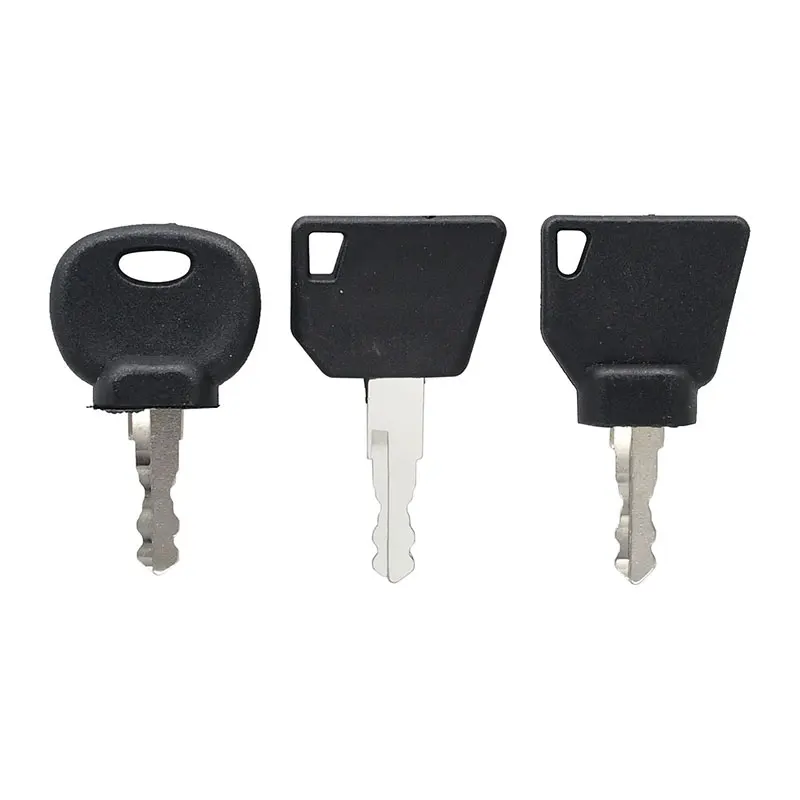 Ignition Key 3pcs 701/45501 701-45501 Compatible with Bobcat Telescopic Forklift V518 V623 V638 V723 VR518 VR530C VR638 VR723