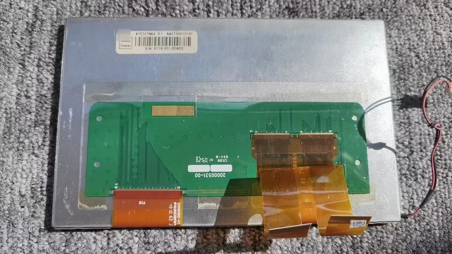 Original 7-inch AT070TN84 V1 LCD display screen